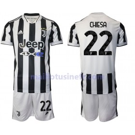 Maillot de Foot Juventus Federico Chiesa 22 Domicile 2021-22 - Enfant